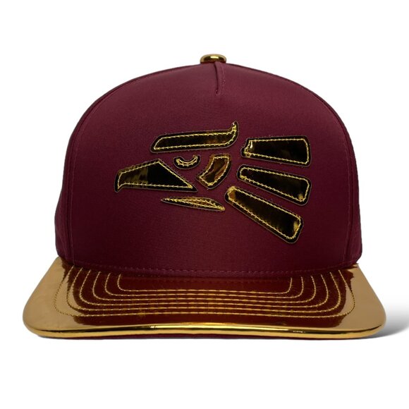 Hecho en Mexico Eagle Gold Snapback Baseball Cap Hat - Picture 2 of 7